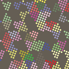 seamless circle abstract pattern