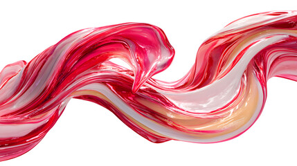 Swirling Pink Liquid