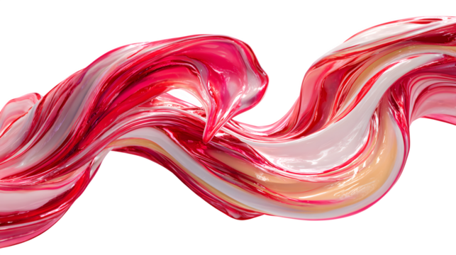 Swirling Pink Liquid
