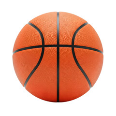 Fototapeta premium Orange basketball isolated on transparent background