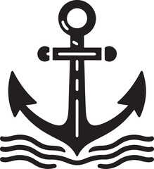 Nautical Anchor Vector Icon