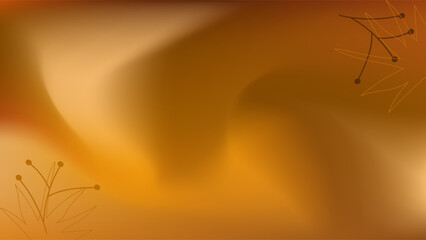 ABSTRACT BACKGROUND WITH HANDDRAWN ORGANIC SHAPES GRADIENT MESH SMOOTH LIQUID AUTUMN ORANGE BROWN COLORFUL DESIGN VECTOR TEMPLATE GOOD FOR MODERN WEBSITE, WALLPAPER, COVER DESIGN 