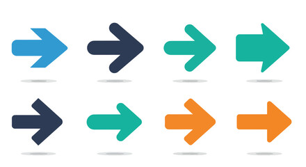 Colorful arrows graphic design