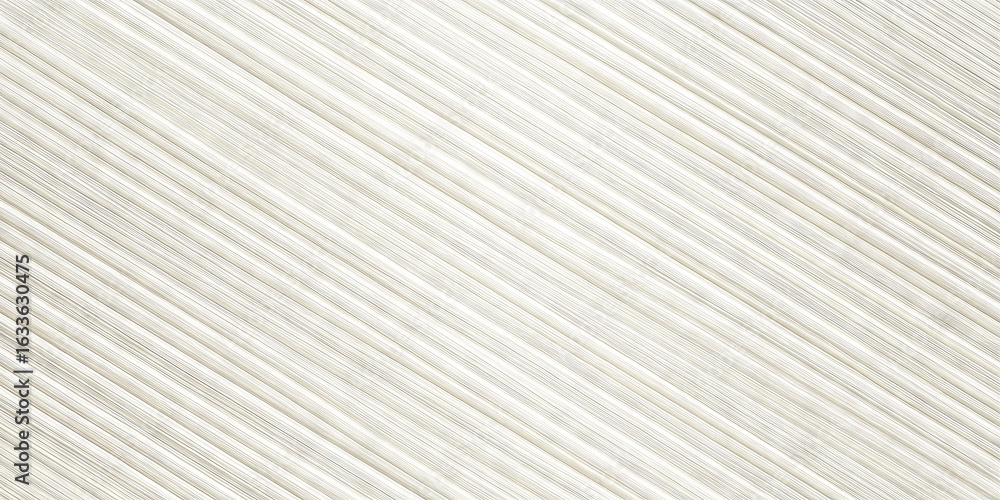 Poster a close-up view of a textured surface featuring soft diagonal lines in varying shades of white, conv
