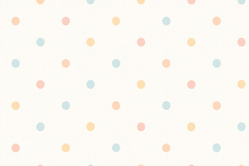 Pastel polka dot pattern perfect for backgrounds, textiles, or adding a playful touch to designs