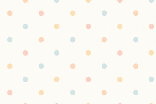 Pastel polka dot pattern perfect for backgrounds, textiles, or adding a playful touch to designs