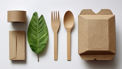 Eco-friendly takeout containers and utensils