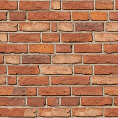 Obraz premium High-quality seamless brick texture ideal for backgrounds and design projects, featuring various shades of red and brown bricks