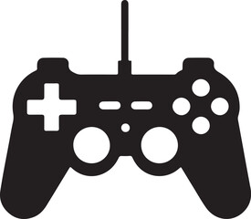 Classic Video Game Controller Vector Icon