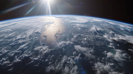 
"Realistic Earth from space in ultra HD 