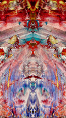 Abstract art background . Hand painting artwork on canvas .