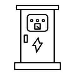 Electric box icon