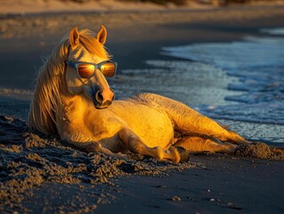 Beach vibes! AI.