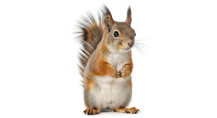 Obraz premium squirrel on white background