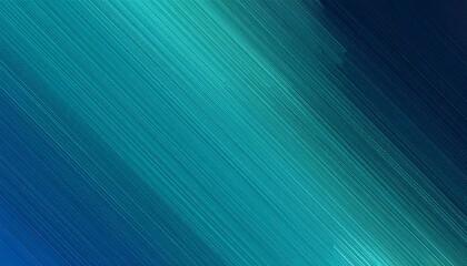 Dynamic Diagonal Brushstrokes in Luminous Teal and Deep Blue