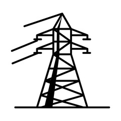 Electric tower icon