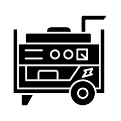Portable generator icon
