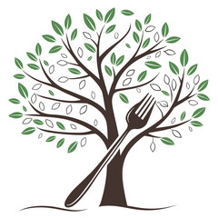 Obraz premium Tree of Nutrition Emblem 