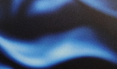 Dark blue light glowing grainy gradient, dark background noisy texture
