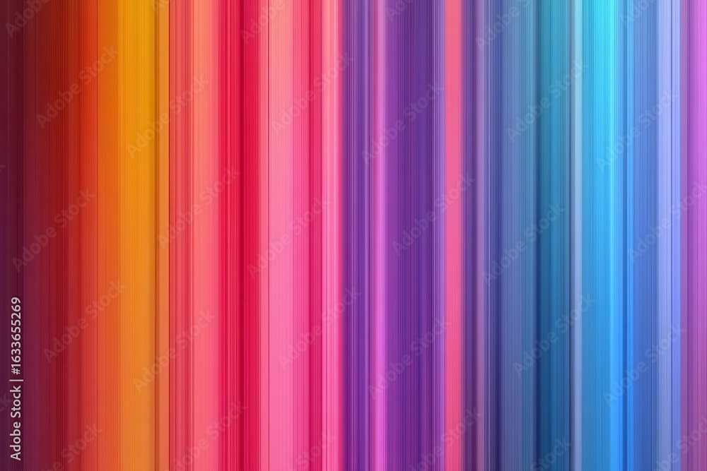 Poster dynamic striped background full of vibrant colors shifting smoothly, creating a lively and engaging 