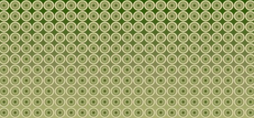 seamless pattern of green circles