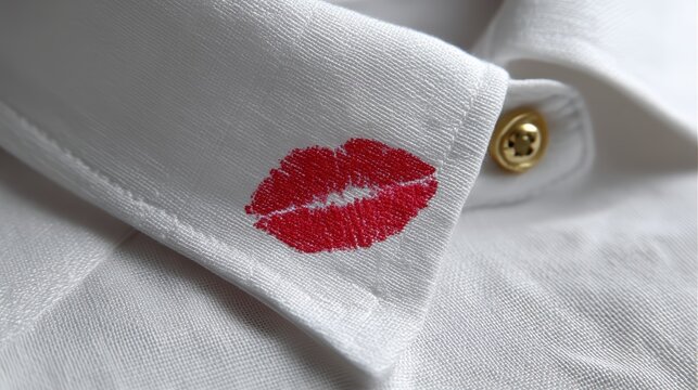 Lipstick Stain Shirt, Affair, Cheating, Romance, Mystery