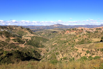 view over Sucre (Chuquisaca, Bolivia) from the north of the city