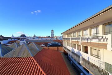 view over Sucre (Chuquisaca, Bolivia) from Church of San Felipe de Neri
