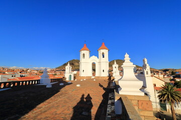 inside the Iglesia de San Felipe de Neri church in Sucre, Bolivia