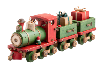   Red Christmas Bauble with Snowflake Print and Top Hook, Center View.