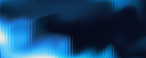Abstract background of sparkling sky blue waves with striped effect. Wave-striped glass refraction. Elegant banner header poster.
