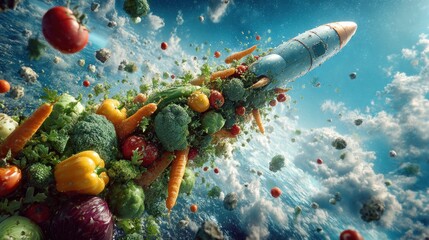 Fuel up — veggies are the new rocket fuel