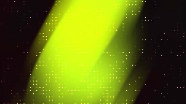 Dotted Lights Through Yellow Gradients in Abstract Darkness for Website Templates, Infographics, Print Collateral, Video Intros, and Brand Elements