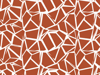 Irregular Geometric Abstract Pattern.