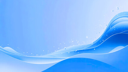 Blue Wave Liquid Motion Background