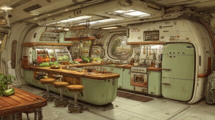 Nostalgia served warm in this cozy galley