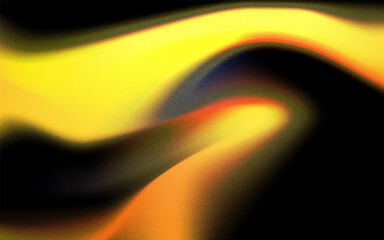 dark black and yellow gradient color background grainy texture template design