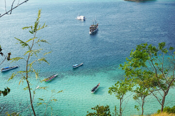 fishing boat on the river