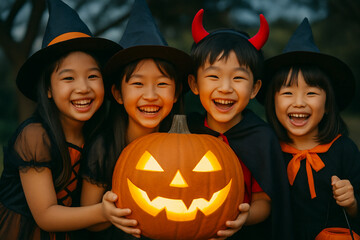 ハロウィンのこどもたち