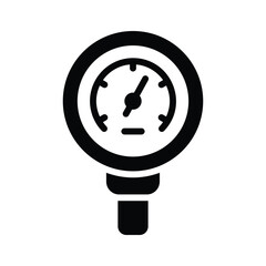Check out our latest glyph style icon of pressure meter