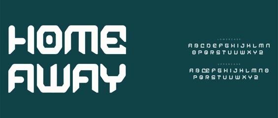 Home away  Minimal luxury font alphabet logo. Typography beauty fashion elegant minimalist serif italic fonts decorative wedding vintage retro logos. vector illustration