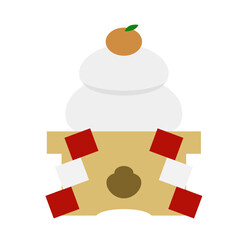 鏡餅のイラスト