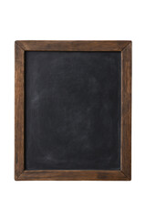 Rustic Wooden Framed Chalkboard with a Textured Dark Surface, Ideal for Educational or Creative Displays
