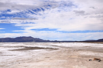 The Salar de Chiguana salt flats, near San Juan in the Nor Lipez province, Uyuni, Bolivia