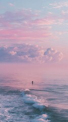 sunset on the beach