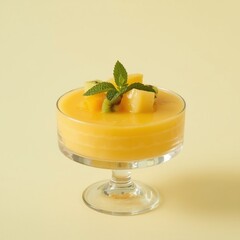 Tropical Fruit Dessert: Mango and Kiwi Delight