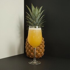 pineapple juice with pineapple