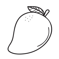 vector illustration of an manggo