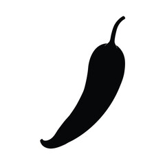 chili, silhouette, pepper, spicy, red, vegetable, hot, food, flavor, cuisine, fresh,