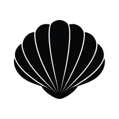 clam-shell, clam-silhouette, shell-outline, sea-shell, ocean-shell, shell-icon, clam-vector